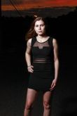 Vestido com tranparência - Tam P