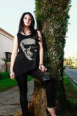 Camiseta caveira - Tamanho Único
